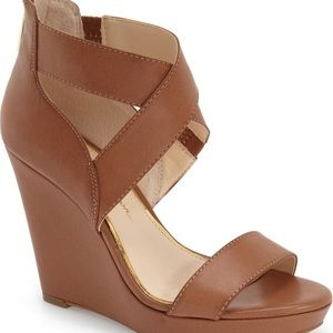 Jessica Simpson Crisscross Platform Wedge Sandals